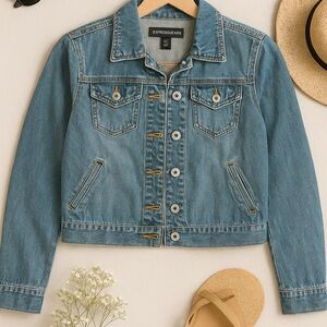 Express Jeans Classic Denim Jacket – Made in USA – Size M